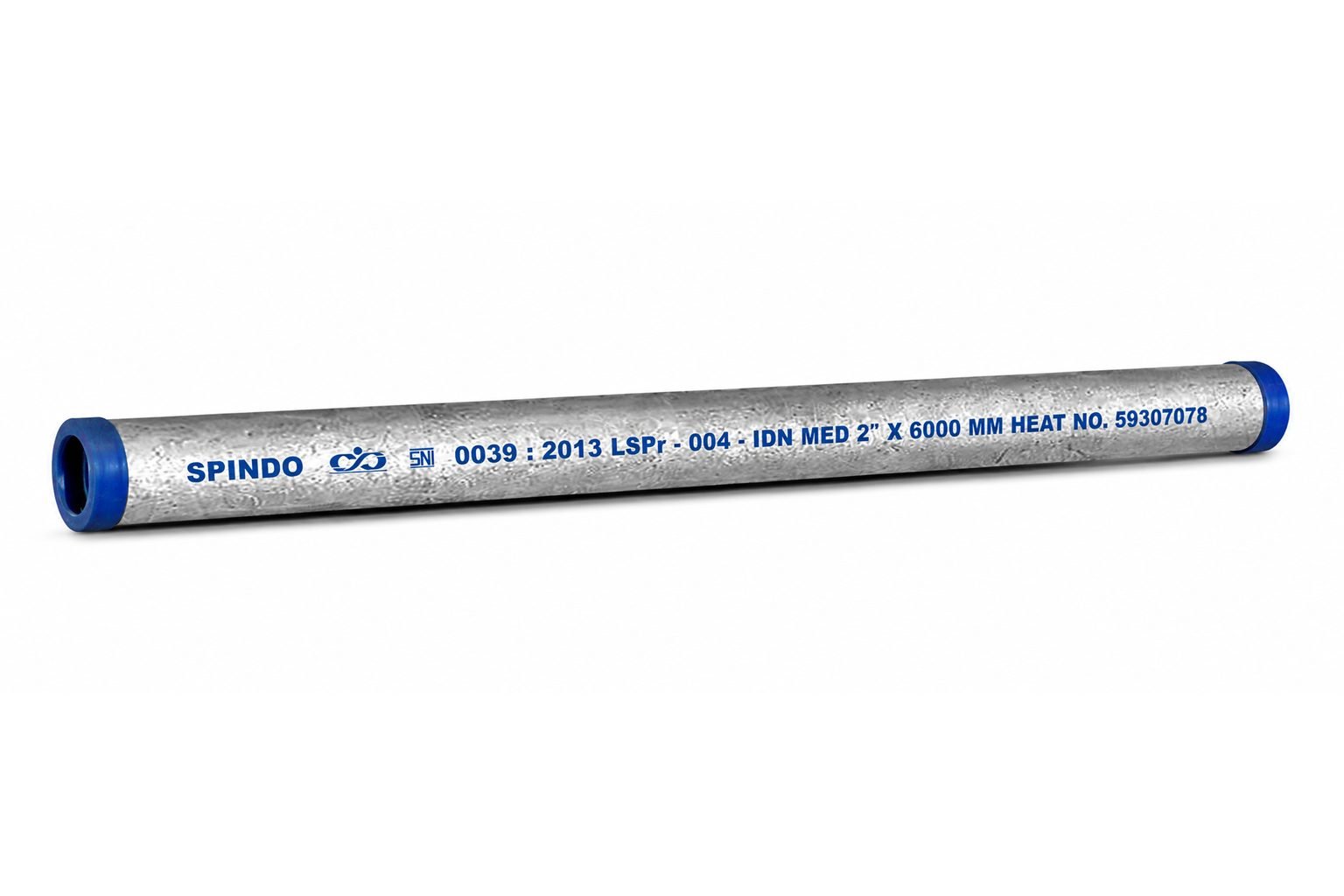 Pipa CS Welded SNI SPINDO Galvanis - tampak diagonal