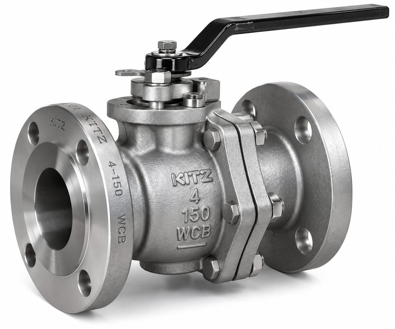 Ball Valve KITZ ANSI 150 CS Flanged - tampak angle