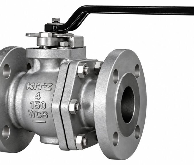 Ball Valve KITZ ANSI 150 CS Flanged - tampak depan