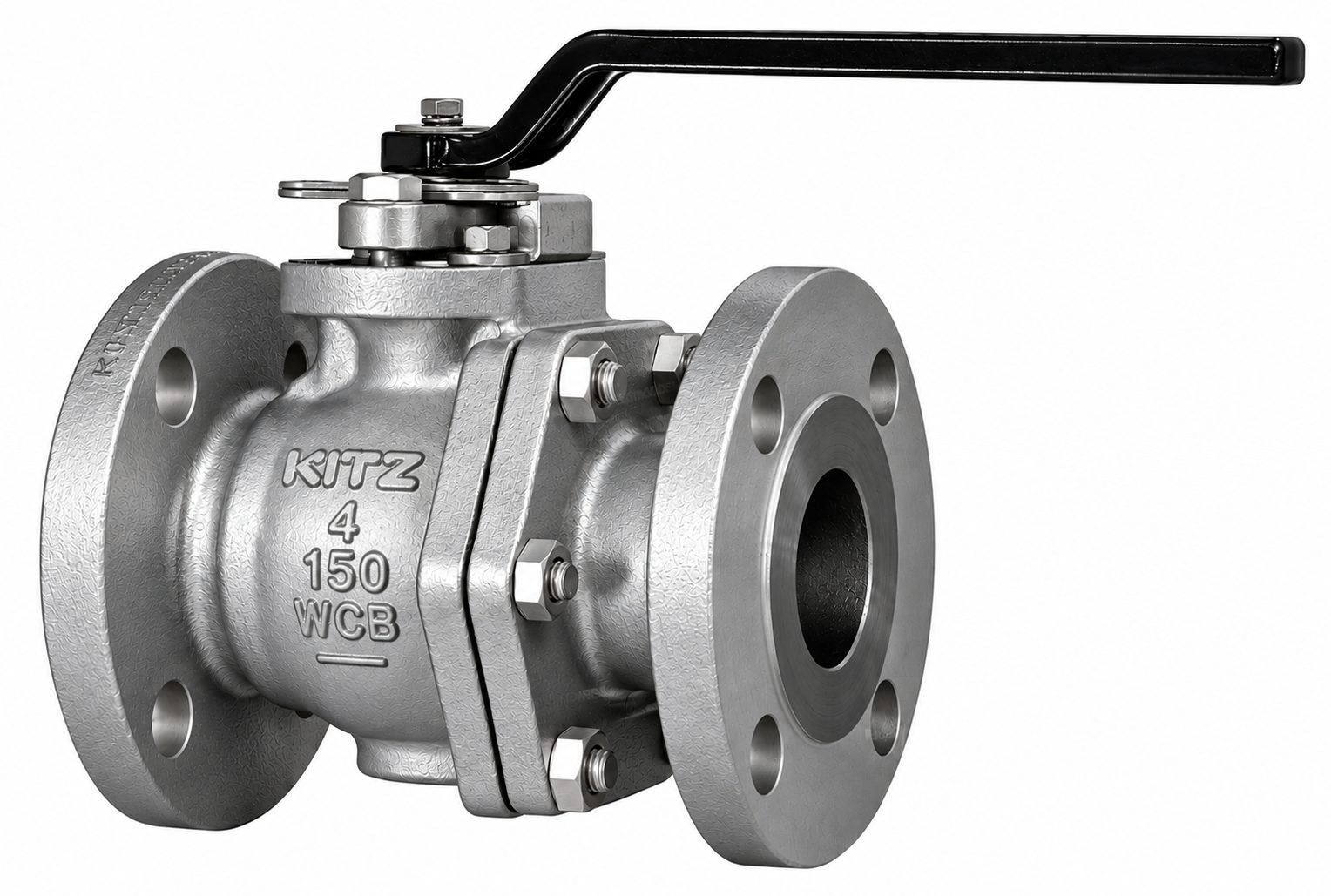 Ball Valve KITZ ANSI 150 CS Flanged - tampak depan