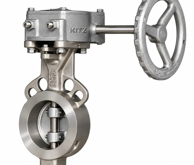 Butterfly Valve KITZ JIS 10K SS Wafer Type Gear Operated
