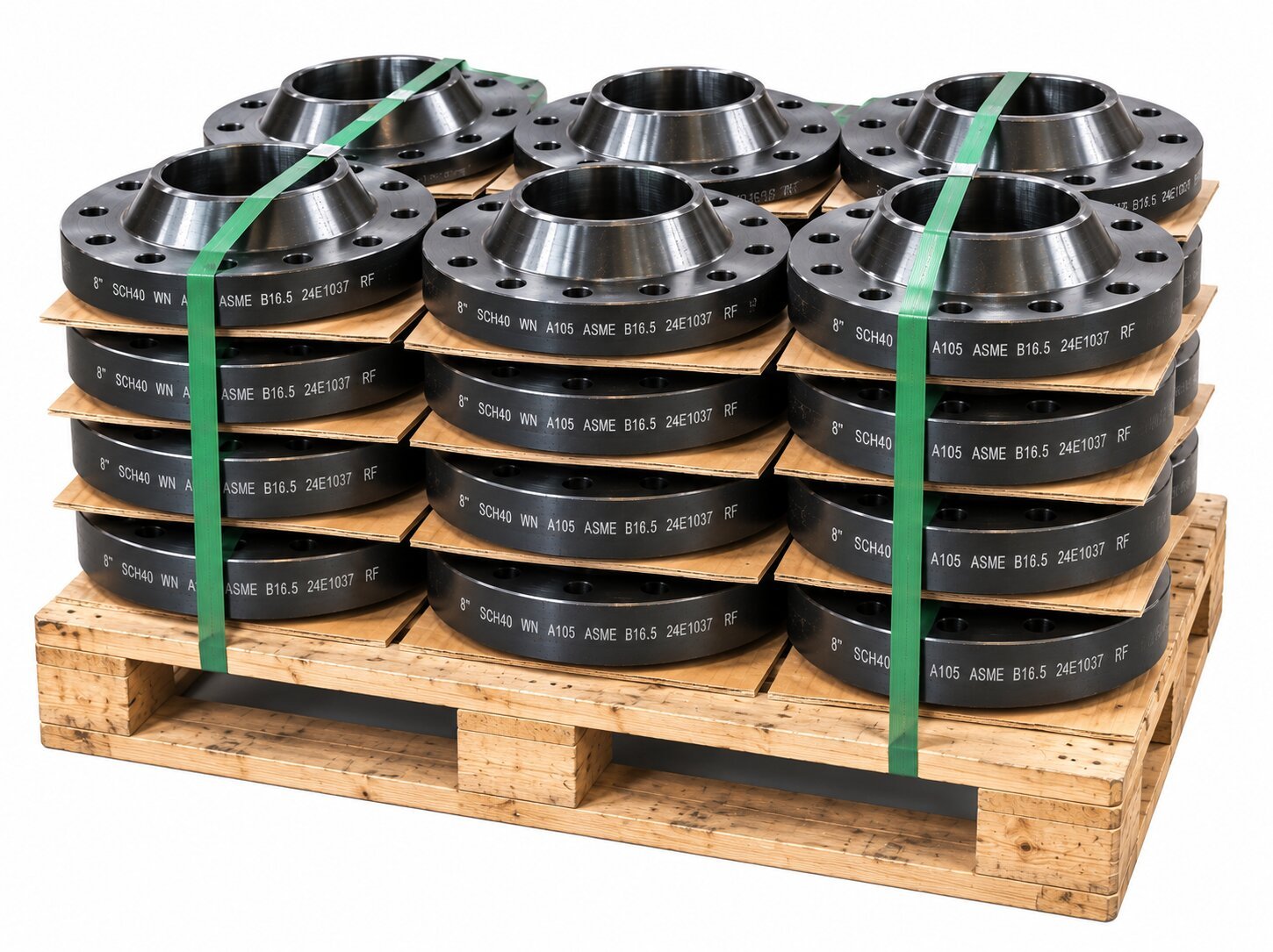 Flange Weld Neck RF Carbon Steel A105 ready stock pallet ASME B16.5