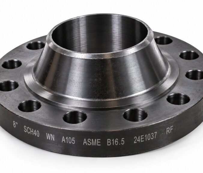 Flange Weld Neck RF Carbon Steel A105 8 inch SCH40 ASME B16.5