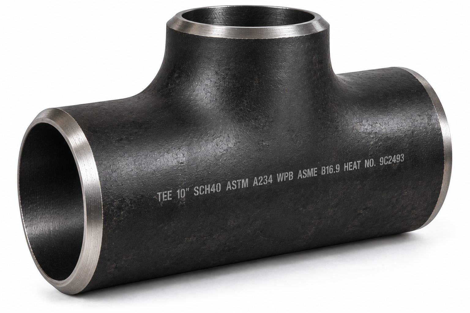 Tee BW CS ASTM A234 WPB - tampak angle